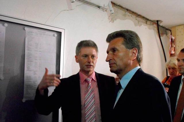 Oettinger sagt Unterstützung zu