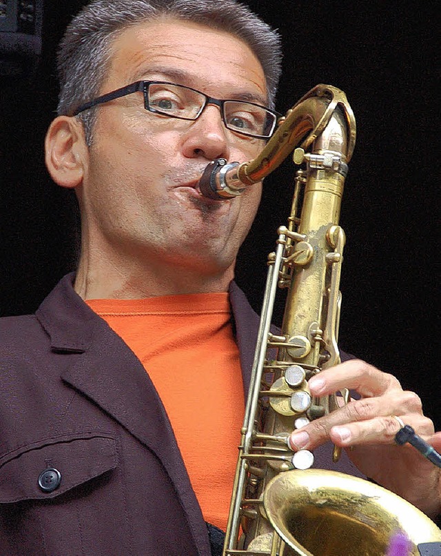 Arnold Jost am Saxophon  | Foto: sigrid umiger
