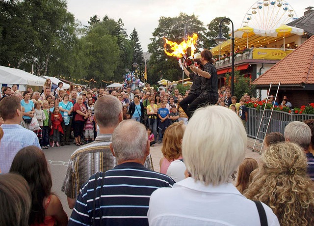 ber mangelndes Zuschauerinteresse kon...achtsfest in Titisee nicht beklagen.    | Foto: Marion Pfordt