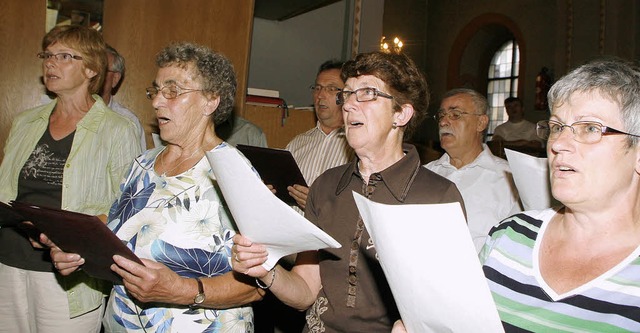 Kirchenchre singen  anspruchsvolle Choralstze.   | Foto: Fssel