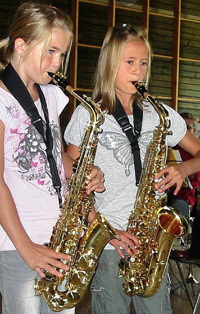 Zglingsvorspiel des Musikvereins Nollingen  | Foto: Jutta Rogge