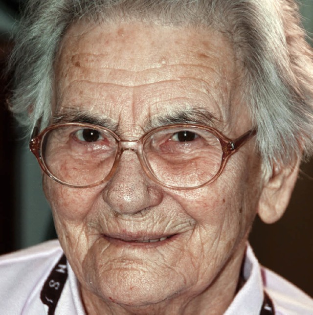 Lotte Koch feiert heute ihren 90.&#8197;Geburtstag.    | Foto: Roland Vitt