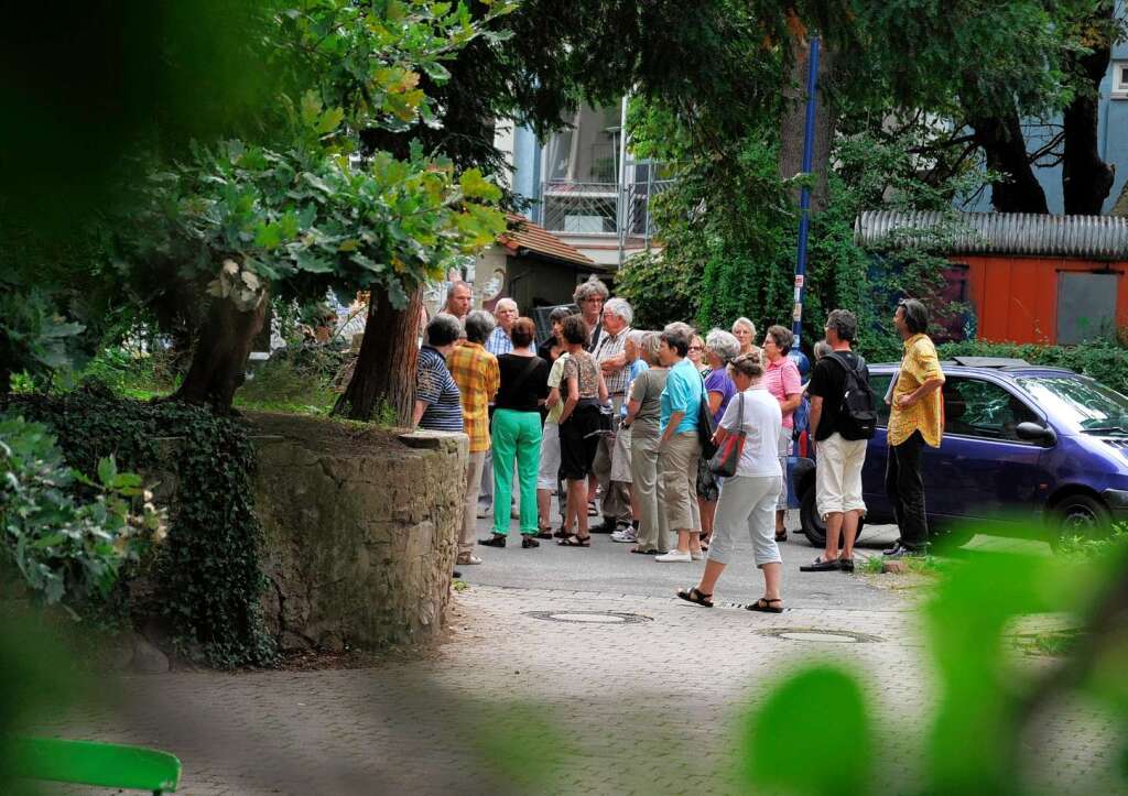 Leser und Leserinnen der BZ besuchten das Freiburger Grether Gelnde.