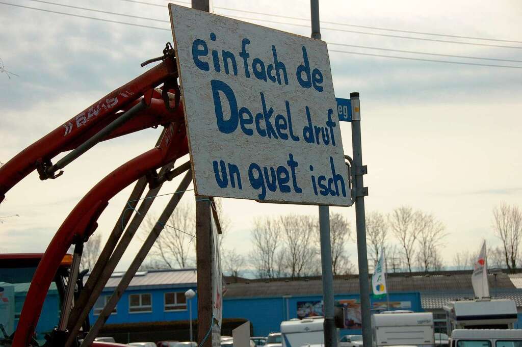 Protest im Markgräfler Land Protest im Markgräfler Land