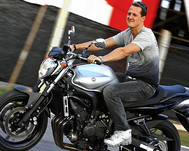 Faible frs Motorrad: Michael Schumacher   | Foto: ddp