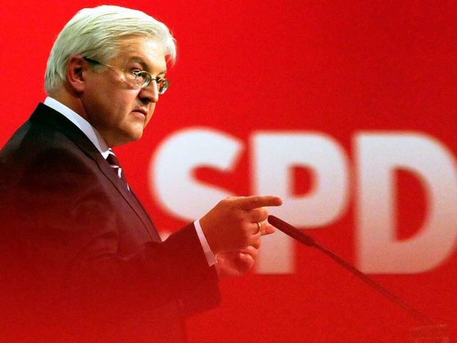 SPD-Kanzlerkandidaten Frank-Walter Steinmeier.  | Foto: dpa