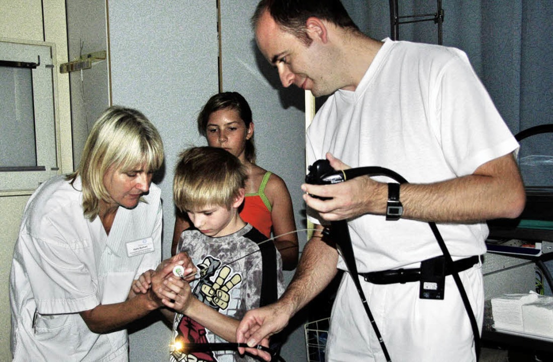Kinderferienprogramm Wehr zu GAst in der Klinik in Bad Säckingen  | Foto: Nina Witwicki