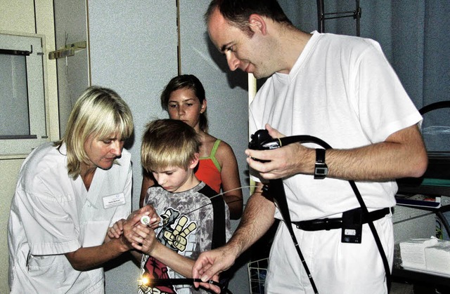 Kinderferienprogramm Wehr zu GAst in der Klinik in Bad Sckingen  | Foto: Nina Witwicki