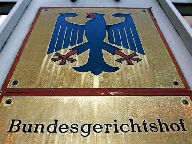 Der Bundesgerichtshof in Karlsruhe.  | Foto: dpa