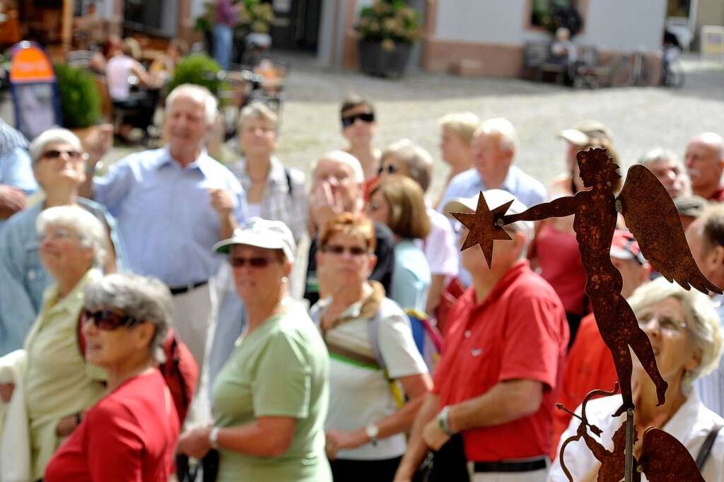 Die BZ-Ferienaktion zu Besuch in Staufen.