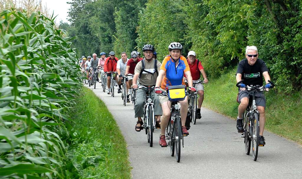 Traditionell: Zum Abschluss gibt es bei   der Freiburger Ferienaktion der BZ eine Tour mit dem Rad.