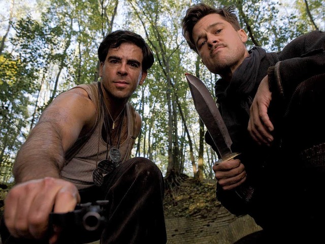 Eli Roth und Brad Pitt als Nazijger.  | Foto: Copyright:  2009 Universal Studios. ALL RIGHTS RESERVED.