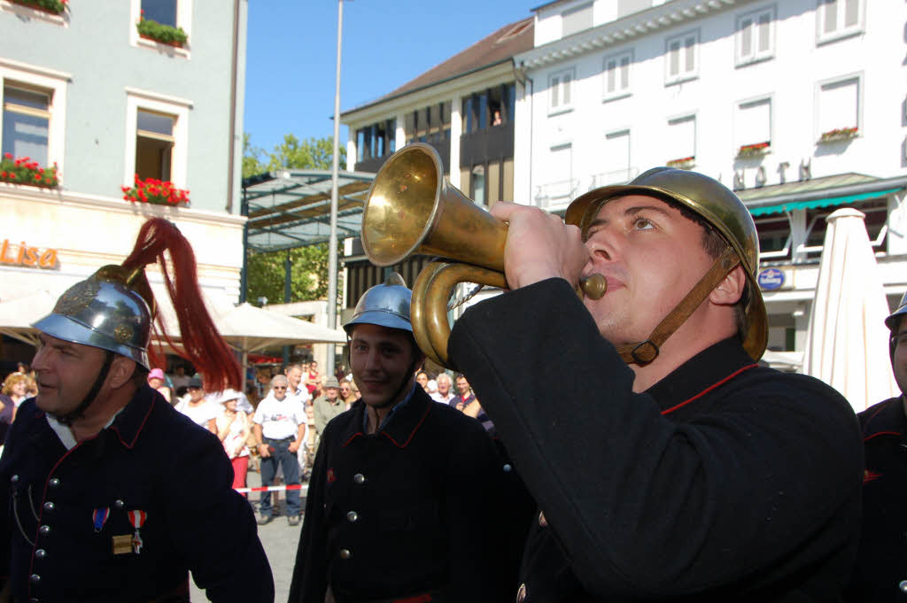 Historischer Tag der Frewilligen Feuerwehr Lrrach<?ZP?>
