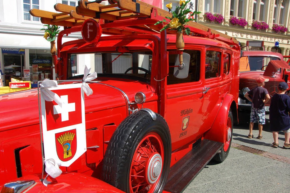 Historischer Tag der Frewilligen Feuerwehr Lörrach<?ZP?> (Foto: Nikolaus Trenz) Historischer Tag der Frewilligen Feuerwehr Lörrach<?ZP?> (Foto: Nikolaus Trenz)