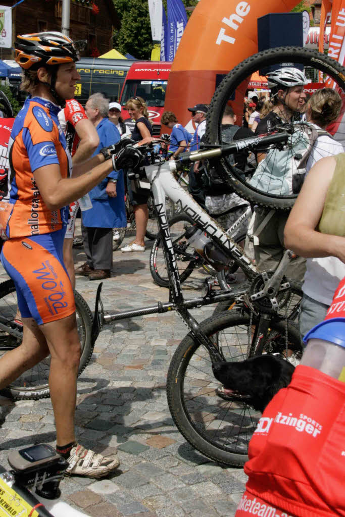 Grafenhausen als letzter Etappenort war auch in diesem Jahr für das Mountainbike-Rennen Grafenhausen als letzter Etappenort war auch in diesem Jahr für das Mountainbike-Rennen