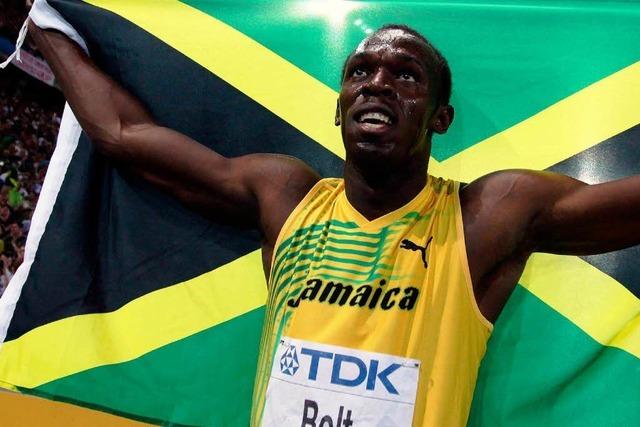 100-Meter-Finale: Bolt liefert die ganz groe Show