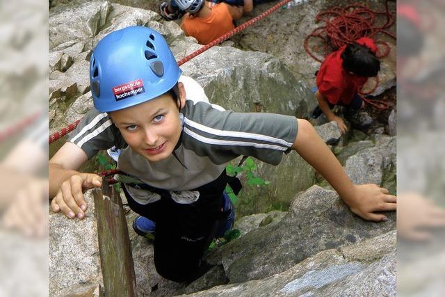 Kinder haben kaum Angst vor dem Abgrund