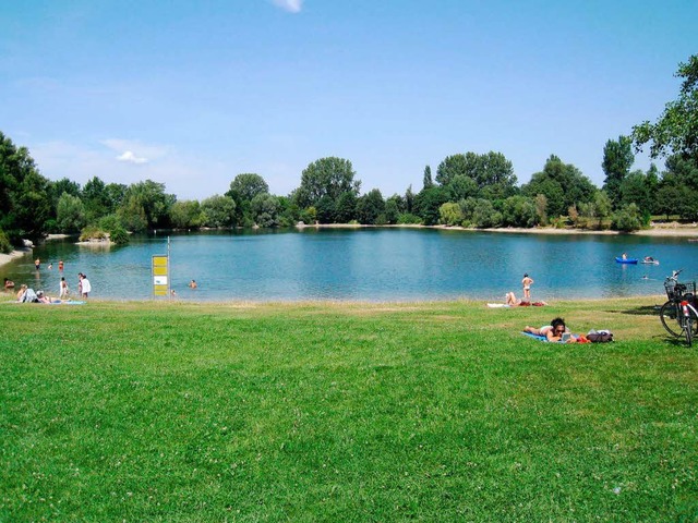 Am  Freiburger Dietenbachsee verursach...rasiten einen juckenden Hautausschlag.  | Foto: Gina Kutkat