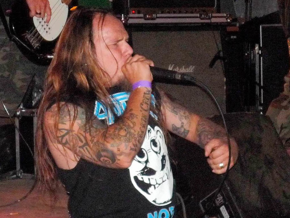 &#8222;Septic Christ&#8220; sorgten mit Metalcore fr laute Tne.  | Foto: Daniela Rde