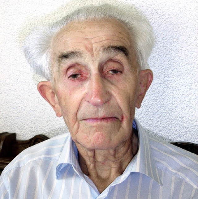 Fritz Hoch wird heute Mittwoch, 19. August 2009, 85 Jahre alt.   | Foto: hjwe