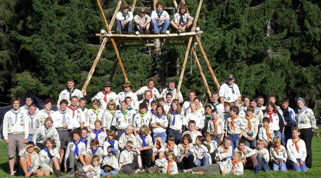 Schiffbrchige auf dem Festland: Die Wehrer Pfadfinder   | Foto: BZ