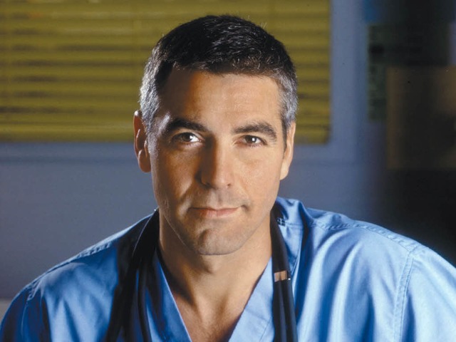George Clooney als Dr. Douglas Ross in...us-Serie &#8222;Emergency Room&#8220;.  | Foto: obs