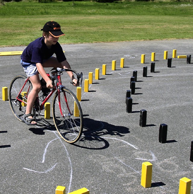 Geschicklichkeit war beim Radsportverein gefragt.  | Foto: Privat