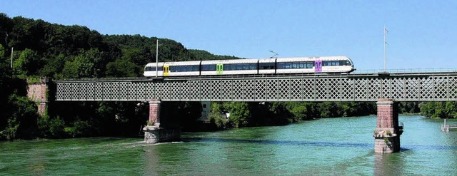 Die lteste noch genutzte eiserne Eise...rkbrcke Europas steht am  Hochrhein.   | Foto: BZ