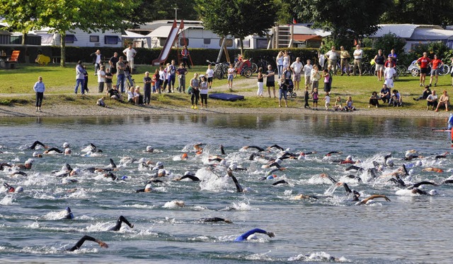 Start  ist morgen mit zwei Kilometer im Wasser.   | Foto: erggelet