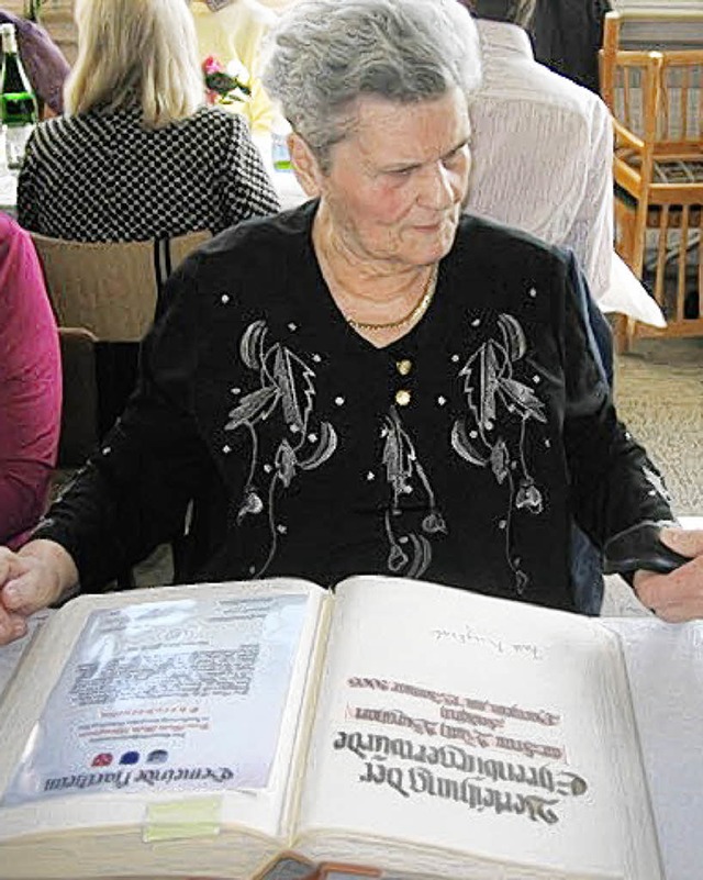 Ruth Burghart   starb im Alter von 82 Jahren.   | Foto: Jrgen Ritzenthaler
