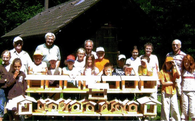 Huslebauer unter sich:  Die Kinder hatten Spa beim Schwarzwaldverein.  | Foto: Karin Stlzer