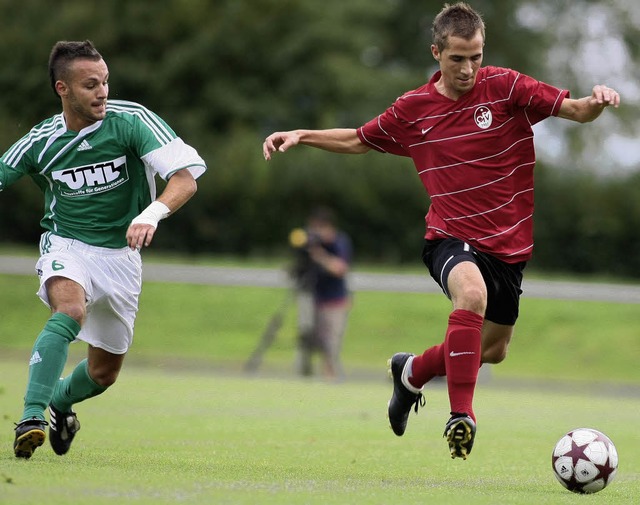 Fussball FV Schutterwald vs.  Offenbur...t Marco Petereit (Offenbuerger FV #17)  | Foto: Peter Aukthun-Grmer