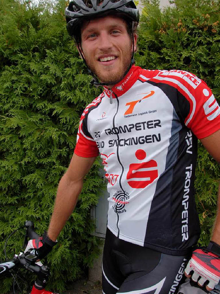 Felix Köhler aus Bad Säckingen, Sieger des Jedermann-Rennens Felix Köhler aus Bad Säckingen, Sieger des Jedermann-Rennens