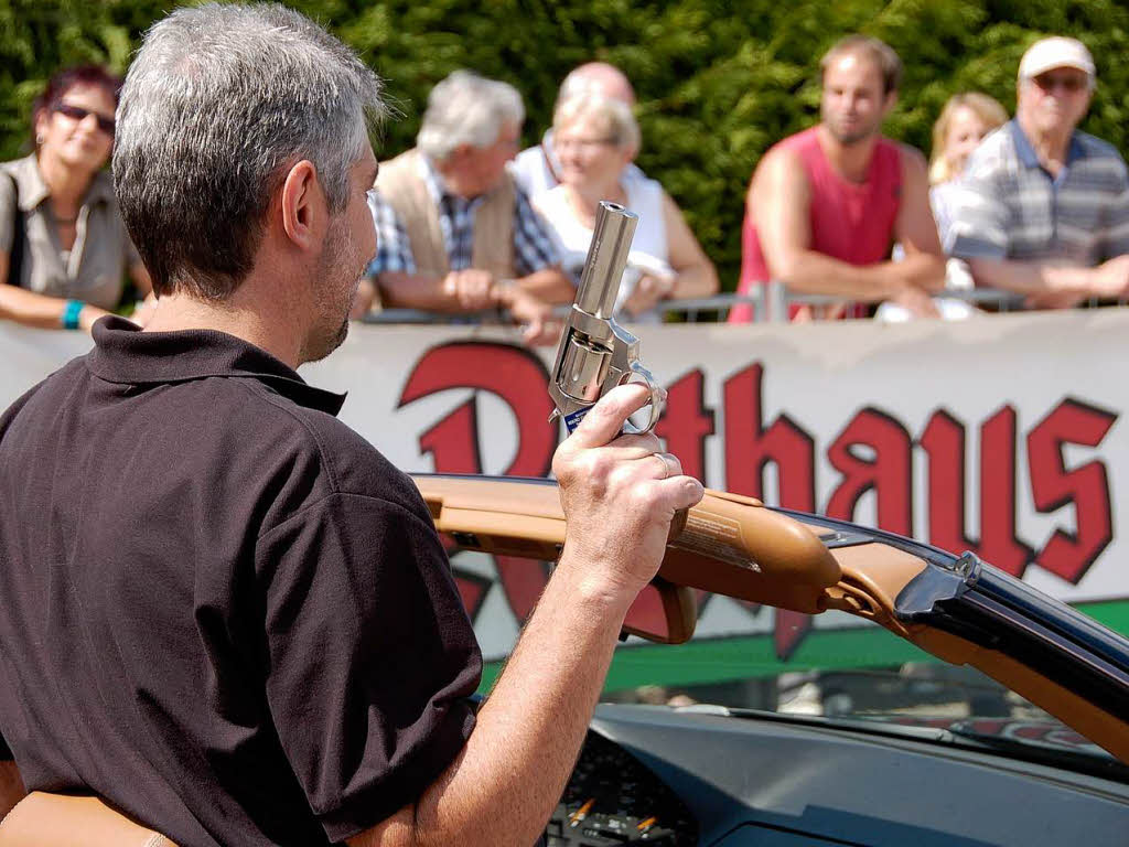 Michael Thater beim Startschuss Michael Thater beim Startschuss