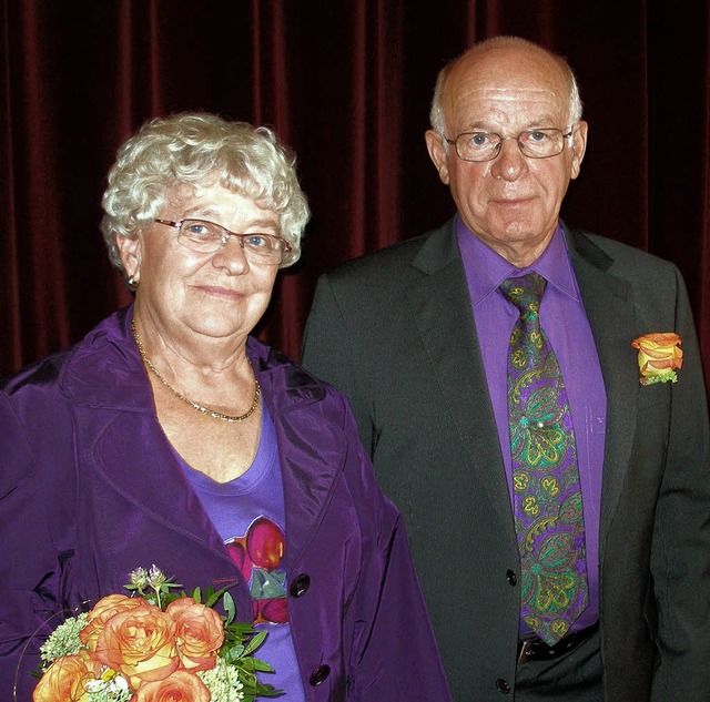 <Bildtext>Ihre Goldene Hochzeit feiert...thea und Mathias Hambrecht.</Bildtext>  | Foto: Karlernst Lauffer