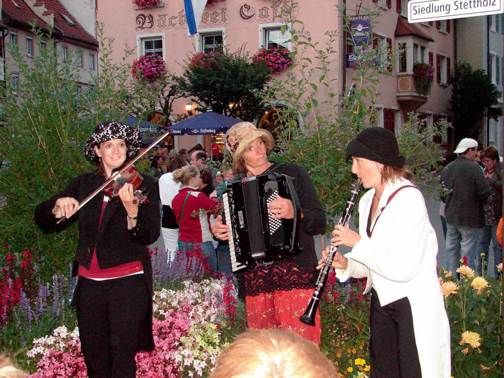 Mit Klezmer-Musik, Tango und Walzer eroberte das Damentrio Olga B. die Herzen der Kulturnacht-Besucher.