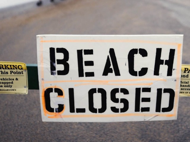 Nach dem Unglcksfall war der Strand i...nalpark im US-Staat Maine geschlossen.  | Foto: dpa