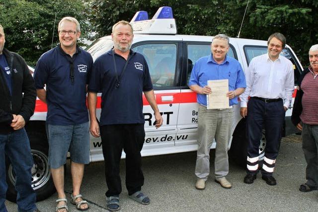 Brendener Wappen auf Notfallfahrzeug