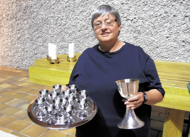 Den Gemeinschaftskelch gibt es weiterh...elischen Vershnungskirche Waldshut.    | Foto: Gerard