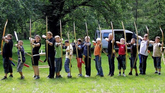 Auf den Spuren Robin Hoods beim Ferienprogramm   | Foto: jugendbro