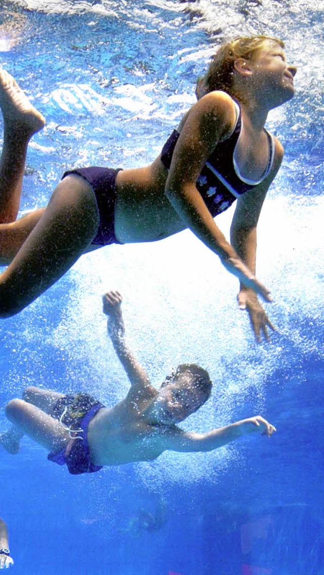 Immer weniger Kinder knnen gut schwimmen,  beklagt die DLRG auch bundesweit.   | Foto: ddp
