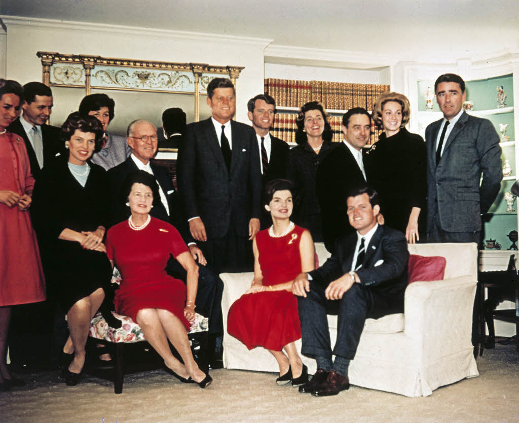 1960: Gruppenbild der Kennedy-Familie