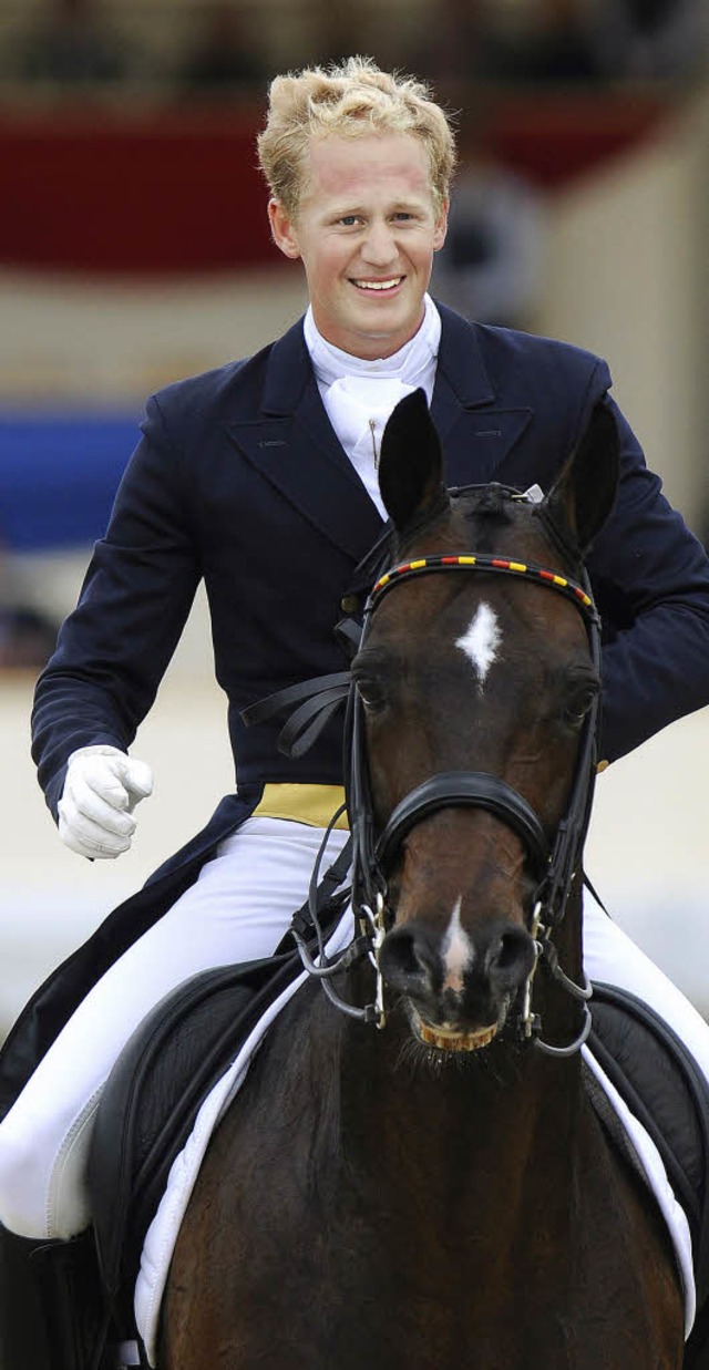 Matthias-Alexander Rath (25) holte mit...des Teams in der Grand- Prix-Prfung.   | Foto: dpa