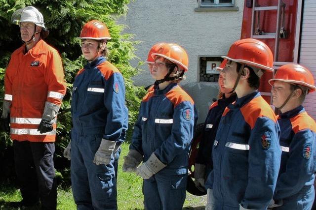 Bei fnf Einstzen konnte die Jugendfeuerwehr ihr Knnen zeigen