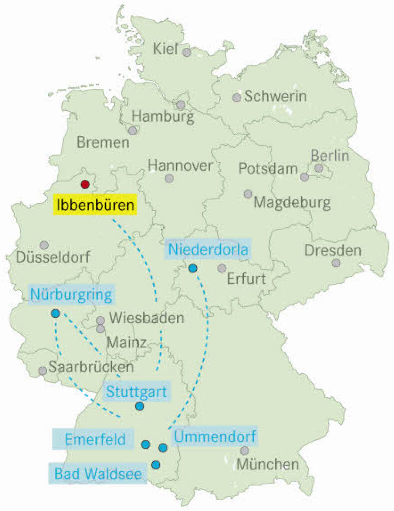 steinkohleabbau in deutschland karte Ibbenbüren   wo Deutschland am tiefsten ist   Deutschland 