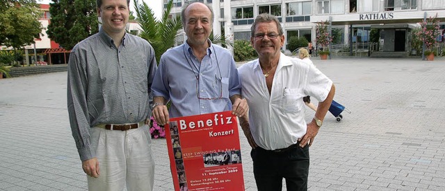 Organisieren Musik fr  guten Zweck: C..., Thomas Harms und Siegfried Segendorf  | Foto: steineck