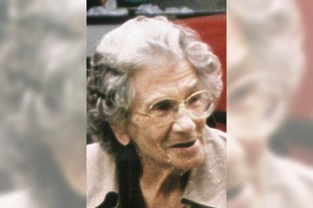 Maria Kbler wird heute 105 Jahre alt