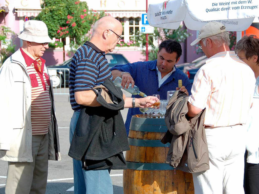 Impressionen von der Erffnung des 53. Weinfestes fr die Bereiche Kaiserstuhl und Tuniberg