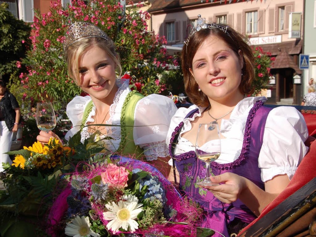 Impressionen von der Erffnung des 53. Weinfestes fr die Bereiche Kaiserstuhl und Tuniberg