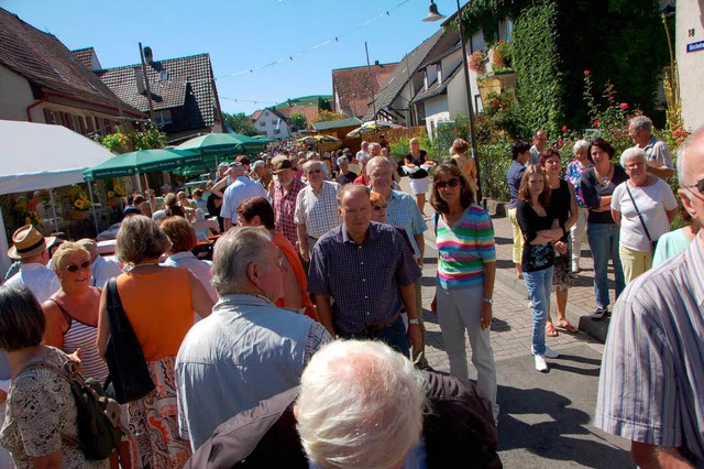 Festmeile war gut gefllt.   | Foto: Bury